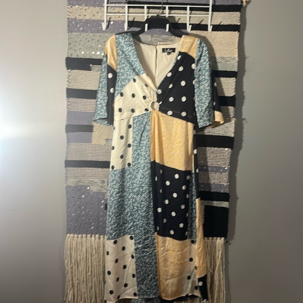 Lulus mixed pattern dress!
